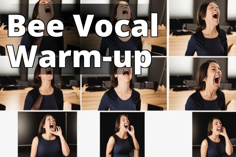 The featured image could show a person practicing vocal warm-up exercises
